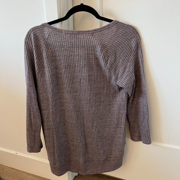 Three Dots Anthropologie Heather Thermal Pullover (small) - Picture 4 of 4